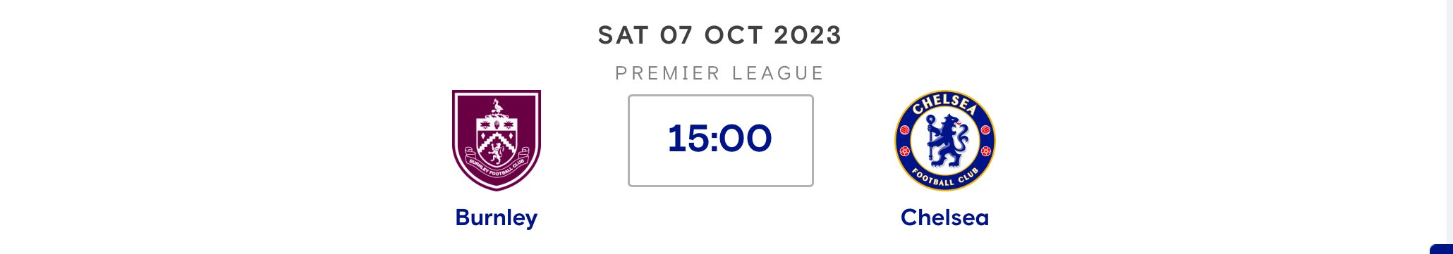 ⚽️ Burnley v Chelsea