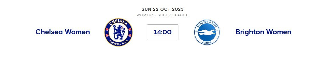 Chelsea Women v Brighton and Hove Albion Women