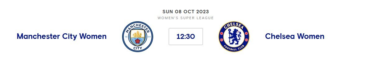 Manchester City Women v Chelsea Women