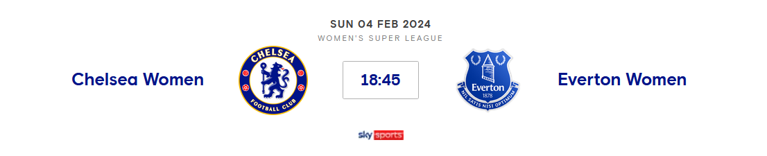 Chelsea Women v Everton Women