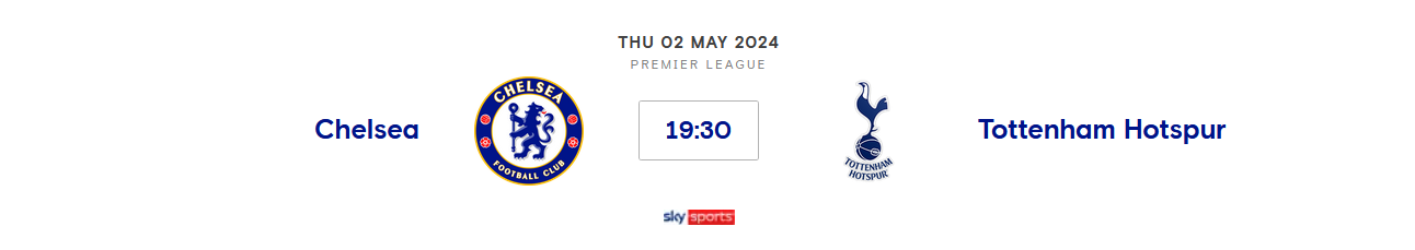 ⚽️ Chelsea v Tottenham Hotspur