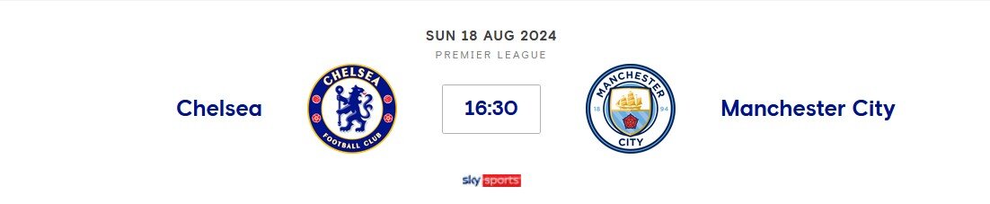⚽️ Chelsea v Manchester City