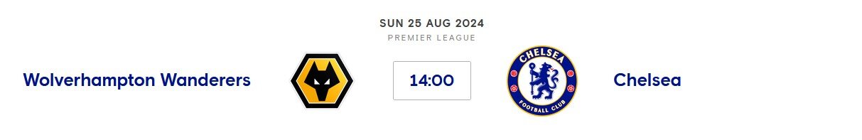 ⚽️ Wolverhampton Wanderers v Chelsea
