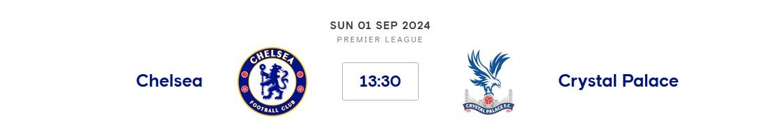 ⚽️ Chelsea v Crystal Palace