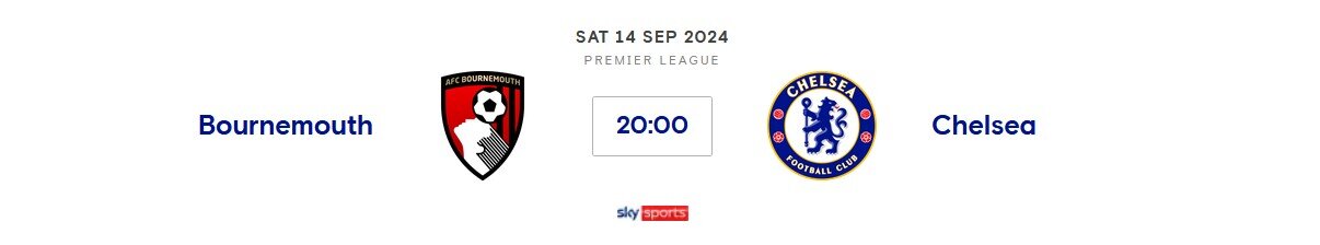 ⚽️ Bournemouth v Chelsea