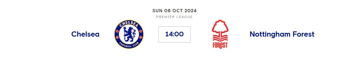 ⚽️ Chelsea v Nottingham Forest