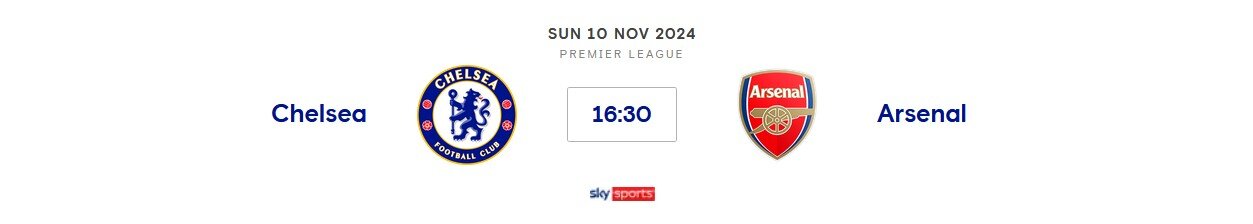 ⚽️ Chelsea v Arsenal