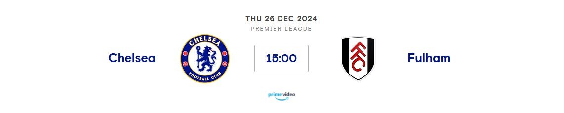 ⚽️ Chelsea v Fulham