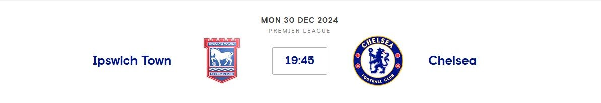 ⚽️ Ipswich Town v Chelsea