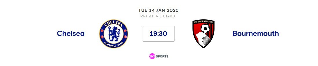 ⚽️ Chelsea v Bournemouth