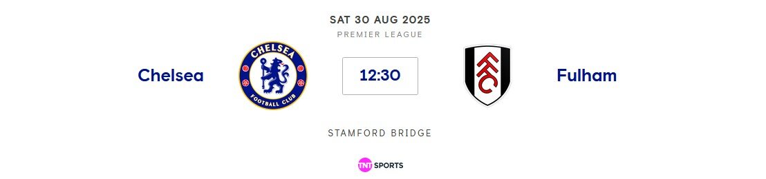 ⚽️ Chelsea v Fulham