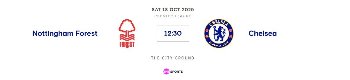 ⚽️ Nottingham Forest v Chelsea