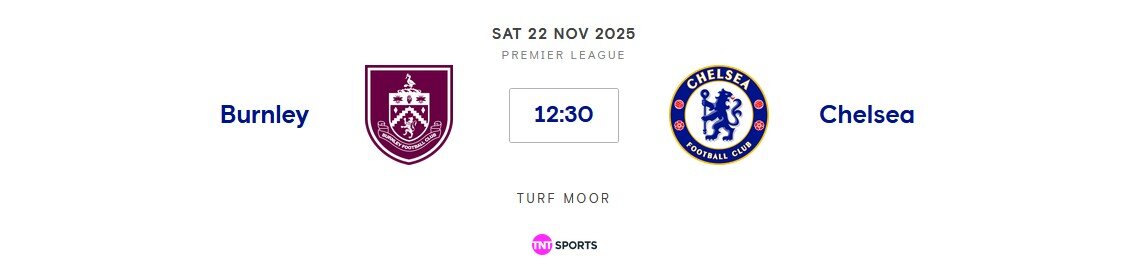 ⚽️ Burnley v Chelsea